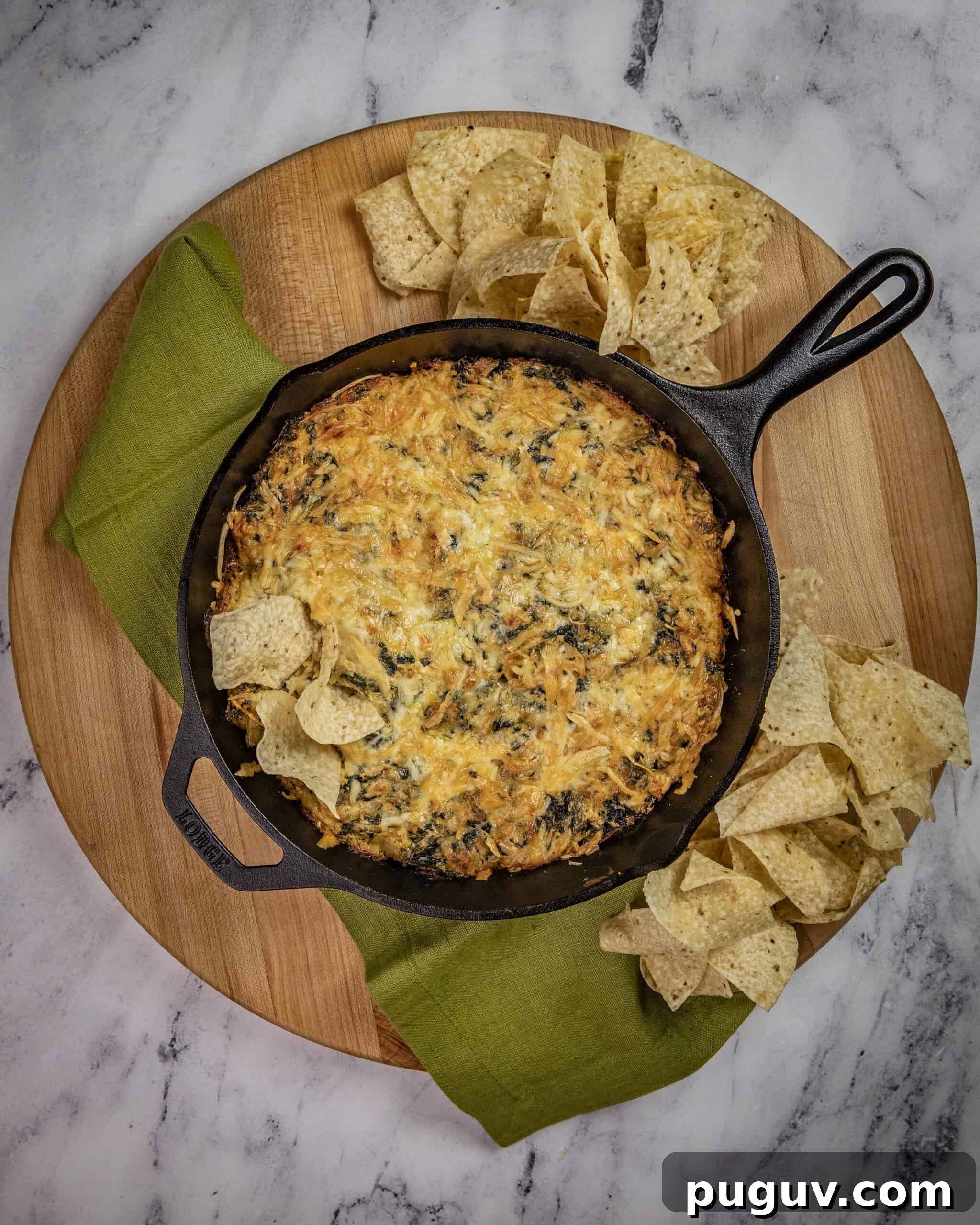 Smoky Three-Cheese Spinach Artichoke Dip Recipe 2 Three Cheese Smoked Spinach Artichoke Dip