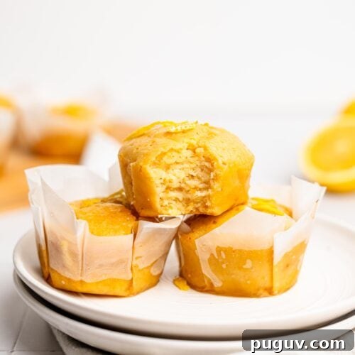 Lemon Drizzle Muffins That Actually Taste Indulgent 9 Lemon Drizzle Muffins on a plate.
