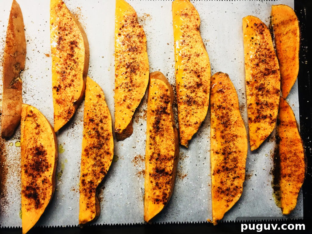 Crispy Baked Sweet Potato Wedges with Garlic Herb Dip 4 Baked Sweet Potato Wedges