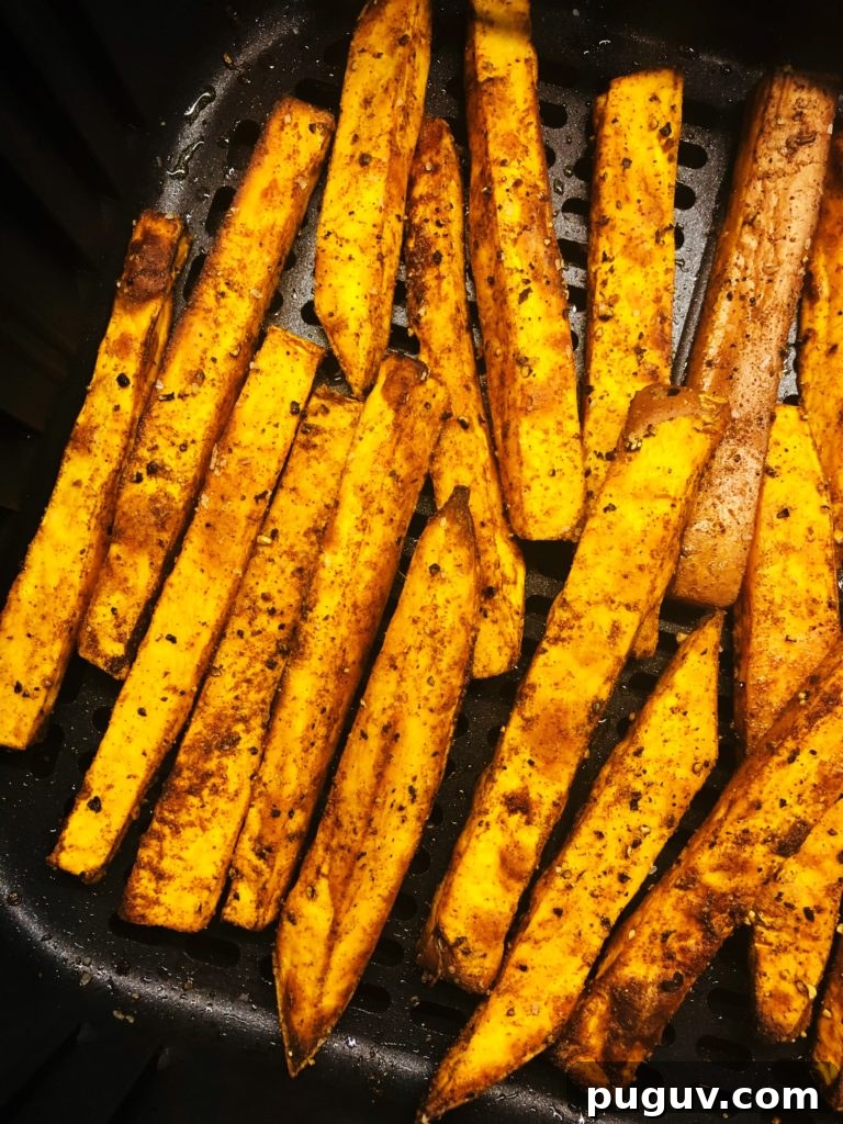 Crispy Baked Sweet Potato Wedges with Garlic Herb Dip 8 Air Fryer Sweet Potato Fries