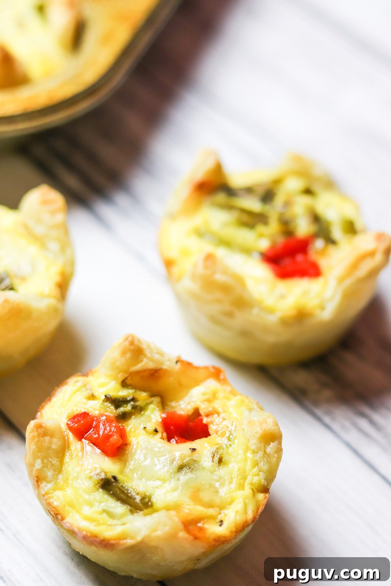Roasted Red Pepper Asparagus Mini Tarts Roasted Red Pepper Asparagus Mini Tarts