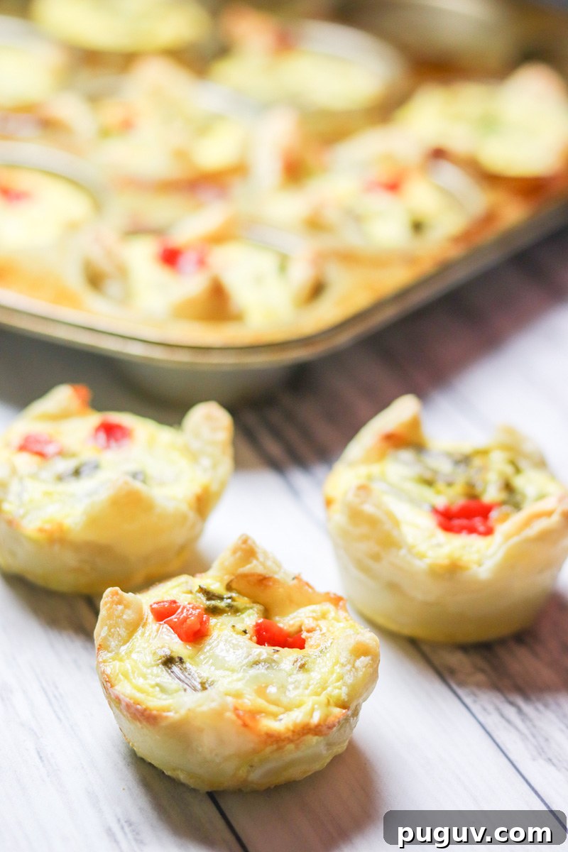 Roasted Red Pepper Asparagus Mini Tarts Roasted Red Pepper Asparagus Mini Tarts