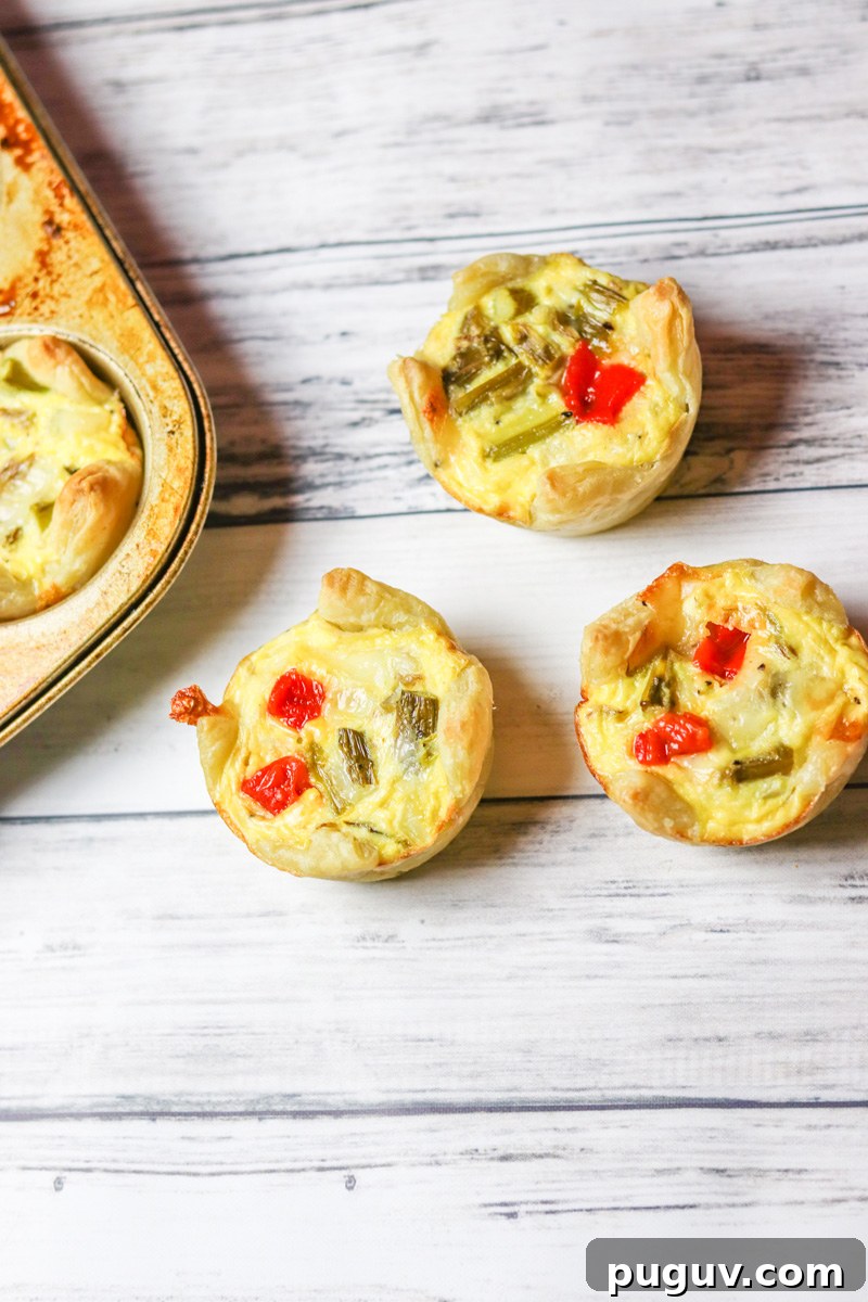 Roasted Red Pepper Asparagus Mini Tarts Roasted Red Pepper Asparagus Mini Tarts