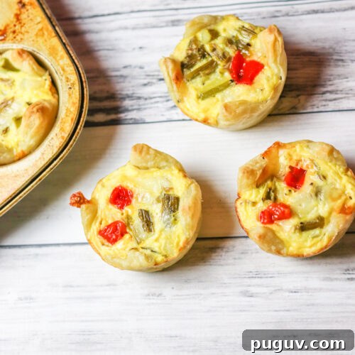 Roasted Red Pepper and Asparagus Mini Tarts Recipe 2 img 61733 7