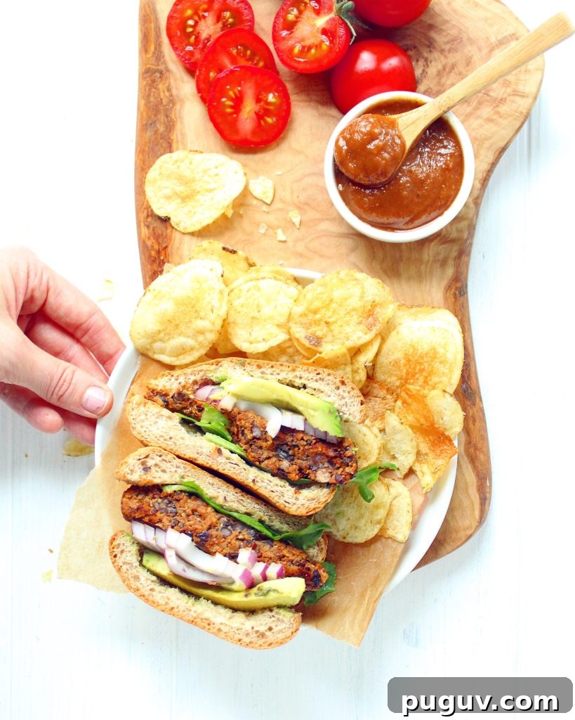 Grilled Black Bean Veggie Burgers for BBQs 7 Grillable BBQ Black Bean Veggie Burgers