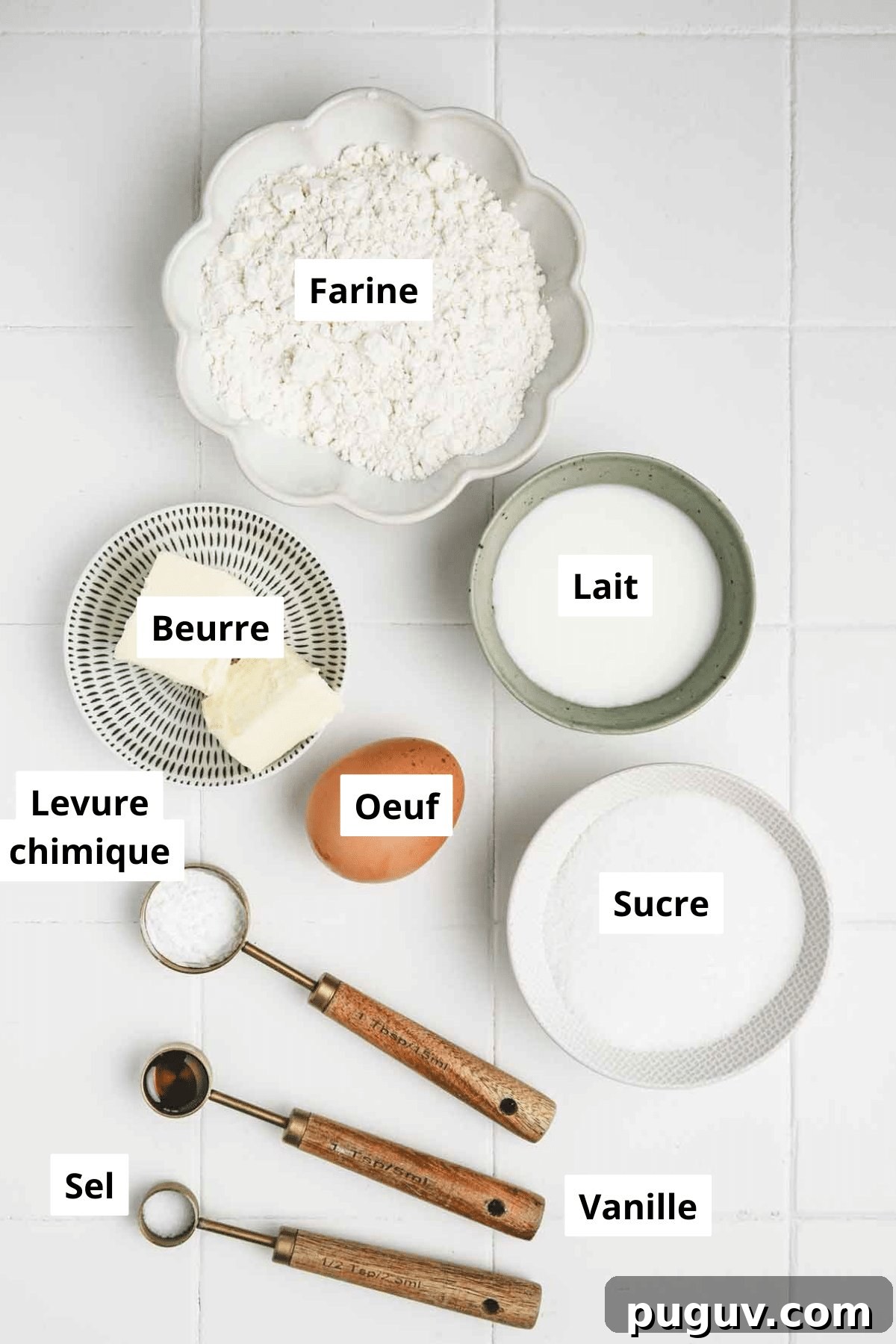 bols avec des ingrédients