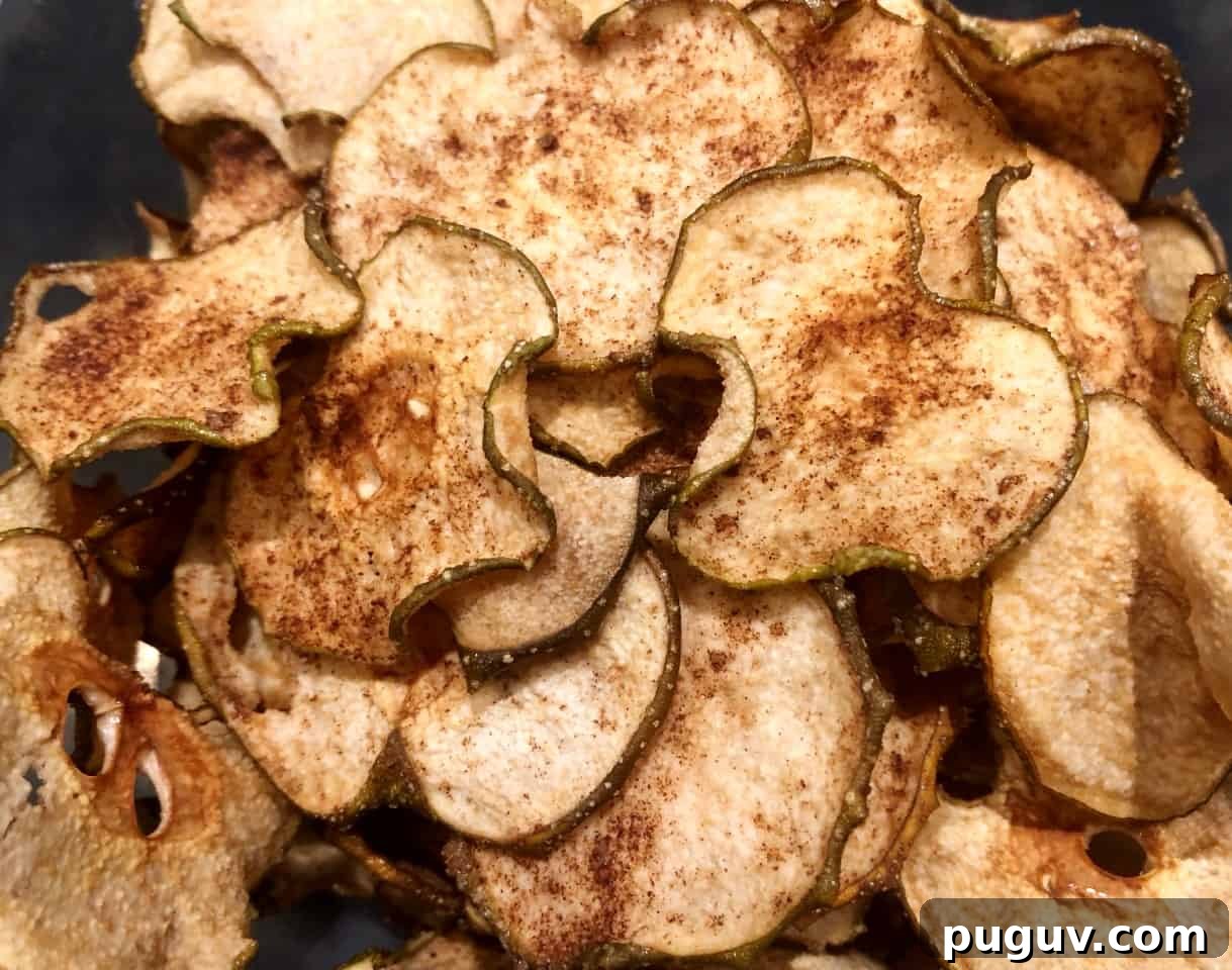 dehydrated asian pear chips.