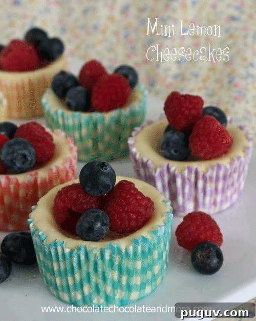 Fresh Strawberry Cobbler Recipe: Homemade Summer Dessert 8 Mini Lemon Cheesecakes with fresh berries-the perfect light dessert