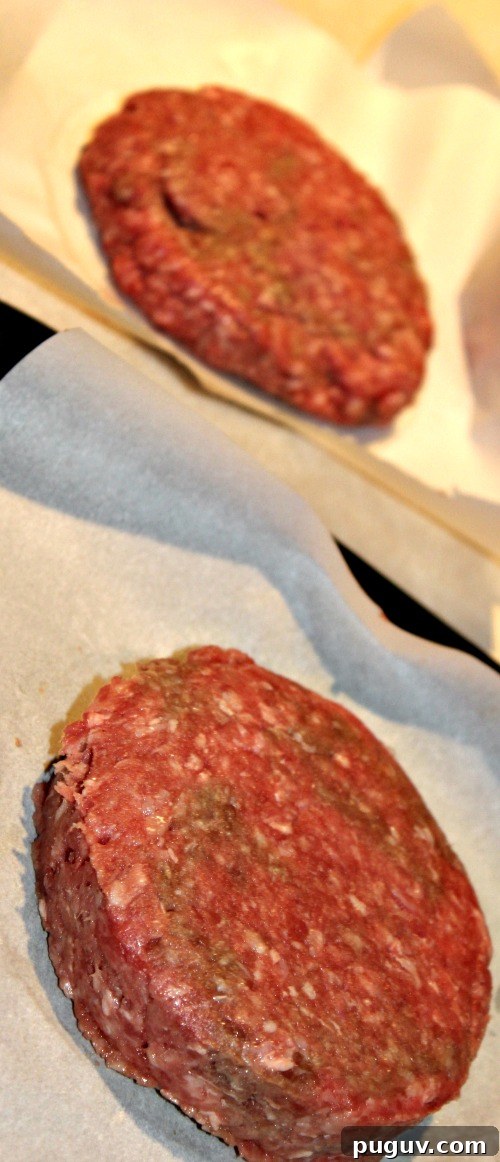 Grill a Perfect Burger: Tips for Juicy, Evenly Cooked Patties 5 Burger Patties On Parchment Paper