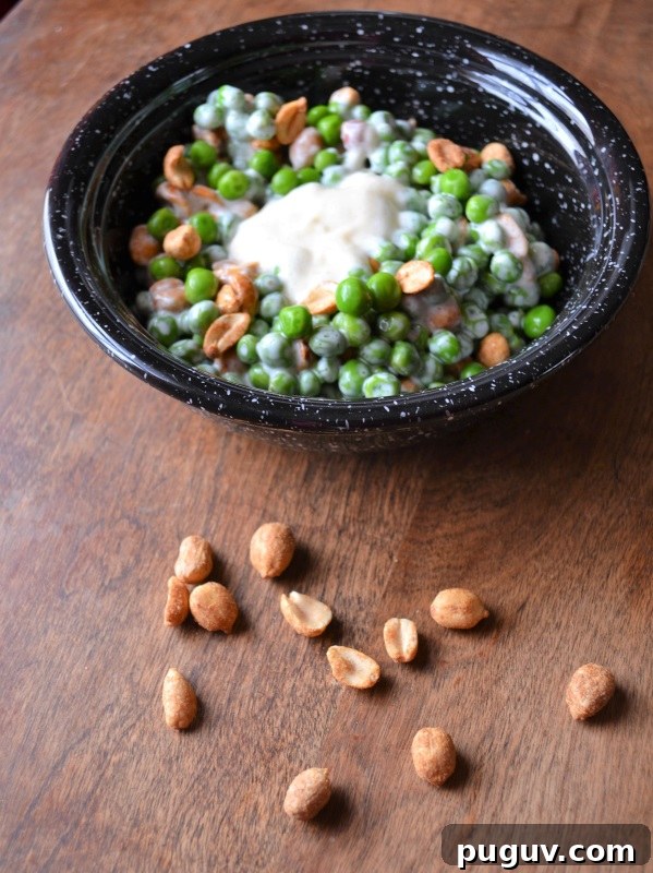 Slow-Cooker Ham Dinner Ideas for Weeknight Meals 3 Pea and Peanut Salad