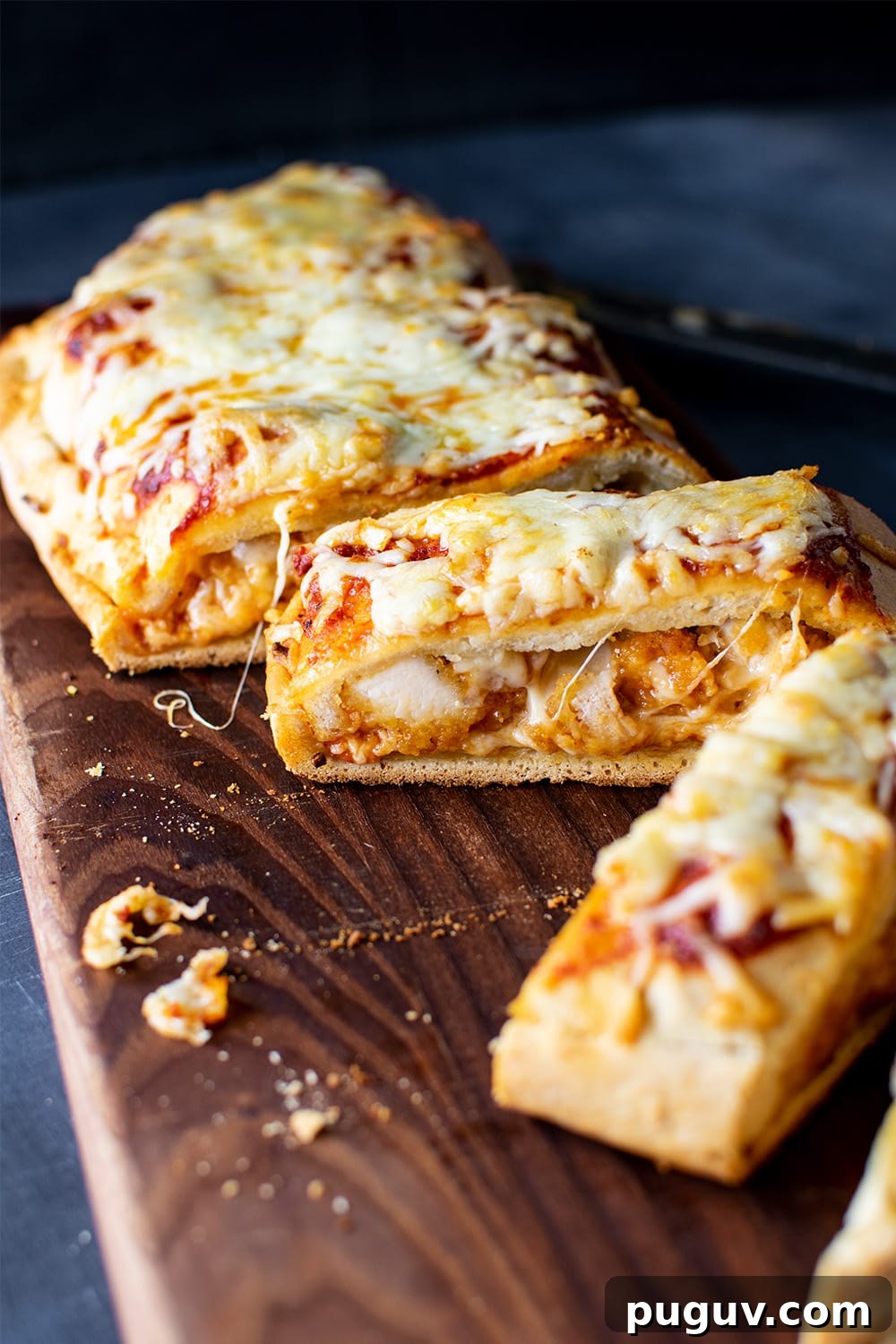 Chicken Parm Calzone Recipe: Crispy Stuffed Sandwich with Marinara 2 Chicken Parmesan Calzone Recipe