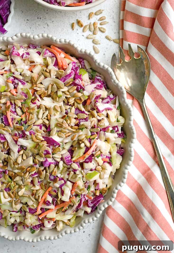 This Paleo Whole30 Coleslaw is easy to make and so delicious. Crunchy, fresh and such a great side dish. Gluten free, dairy free, and sugar free. This Paleo Whole30 Coleslaw is easy to make and so delicious. Crunchy, fresh and such a great side dish. Gluten free, dairy free, and sugar free.