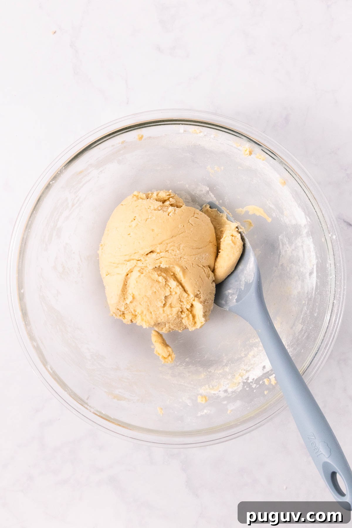 Ball of dough in bowl