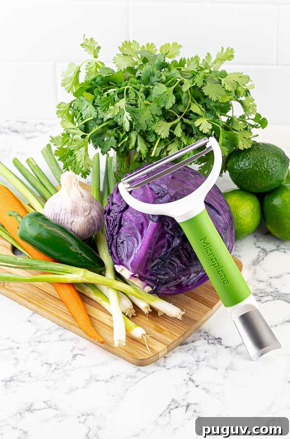 Purple Cilantro Lime Slaw Recipe for Fresh, Tangy Side Dish 4 ingredients for cilantro lime slaw