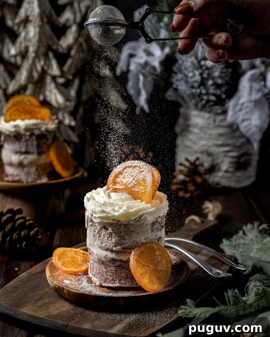 Mulled Wine Mini Cakes with Brandy Buttercream Frosting 5 Mulled Wine Mini Cakes