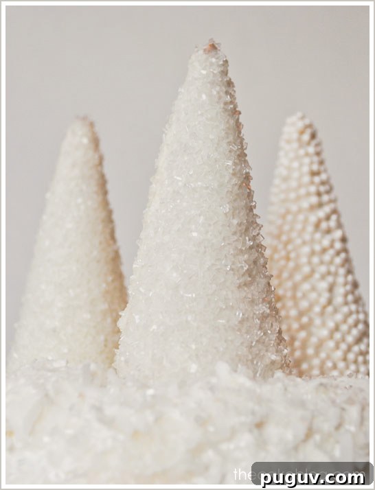 Ice Cream Cone - Sparkling Christmas Trees Ice Cream Cone - Sparkling Christmas Trees