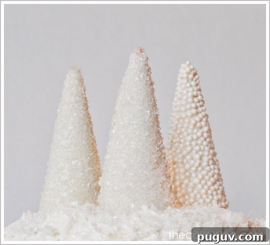 Ice Cream Cone - Sparkling Christmas Trees Ice Cream Cone - Sparkling Christmas Trees