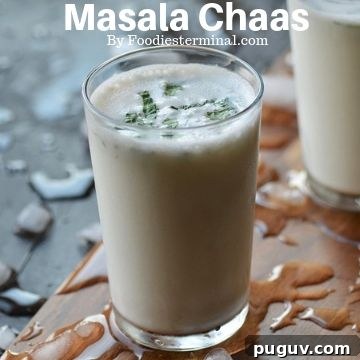 Refreshing Homemade Strawberry Lassi Recipe: Creamy Yogurt Drink 11 Masala Chaas in a transparent glass