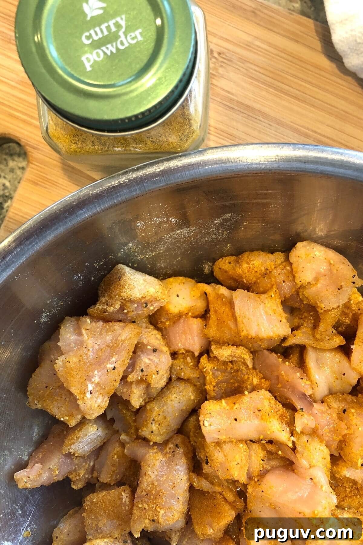 Authentic Thai Coconut Curry Chicken Recipe for Dinner 5 seasoning chicken for Thai recipe.