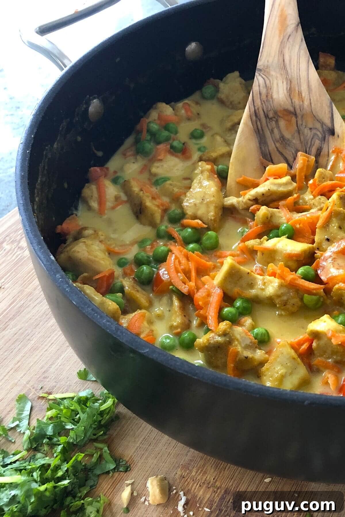 Authentic Thai Coconut Curry Chicken Recipe for Dinner 9 chicken dish with Thai ingredients.