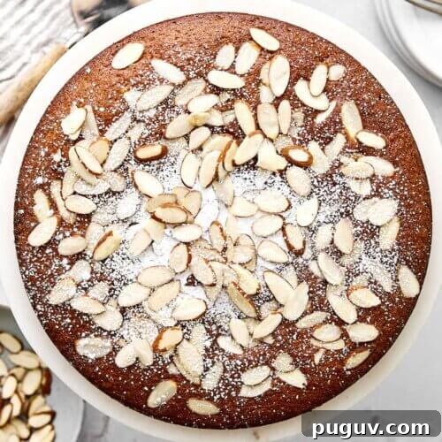 Almond cake recipe.