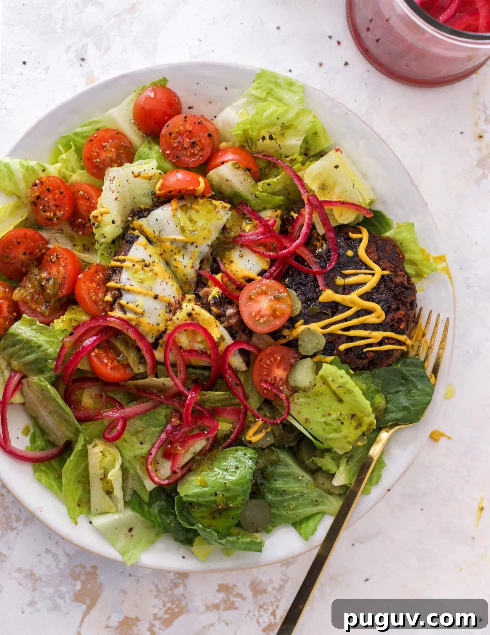 Southwest Black Bean Burger Bowl with Avocado Salsa 9 black bean burger bowls