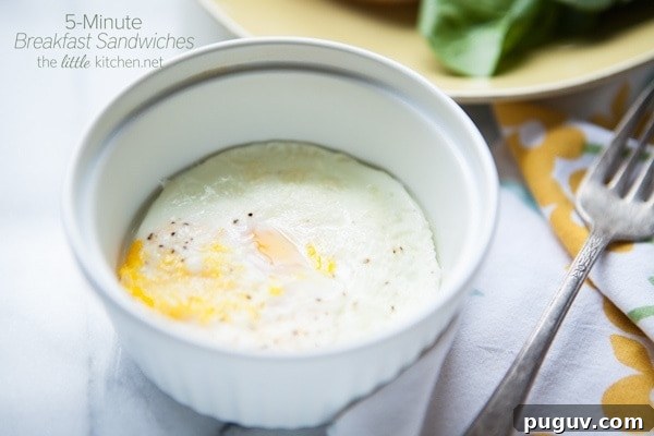 5 Minute Breakfast Sandwiches