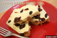 No-Bake Cranberry and White Chocolate Tiffin Bars