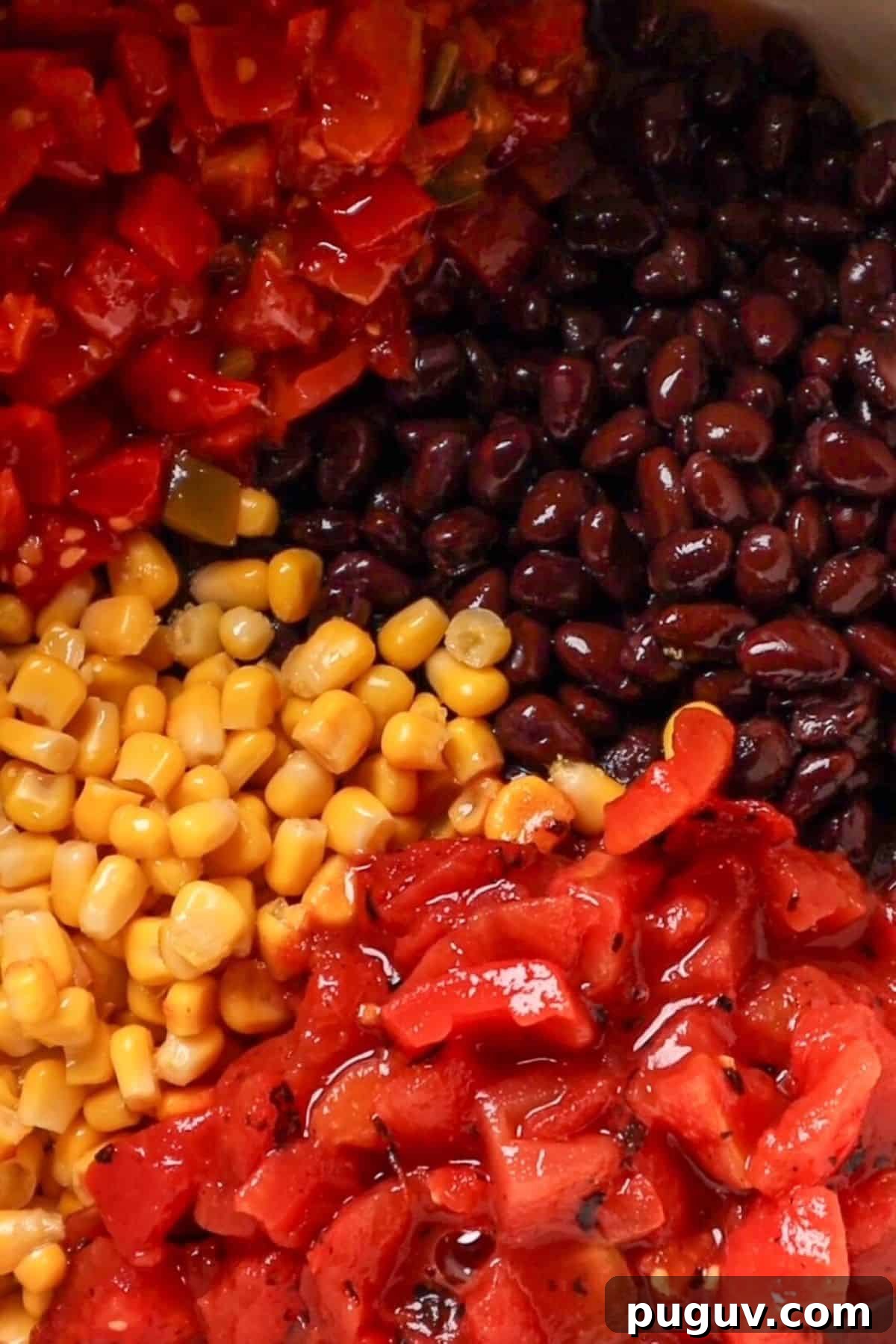 black beans corn and rotel