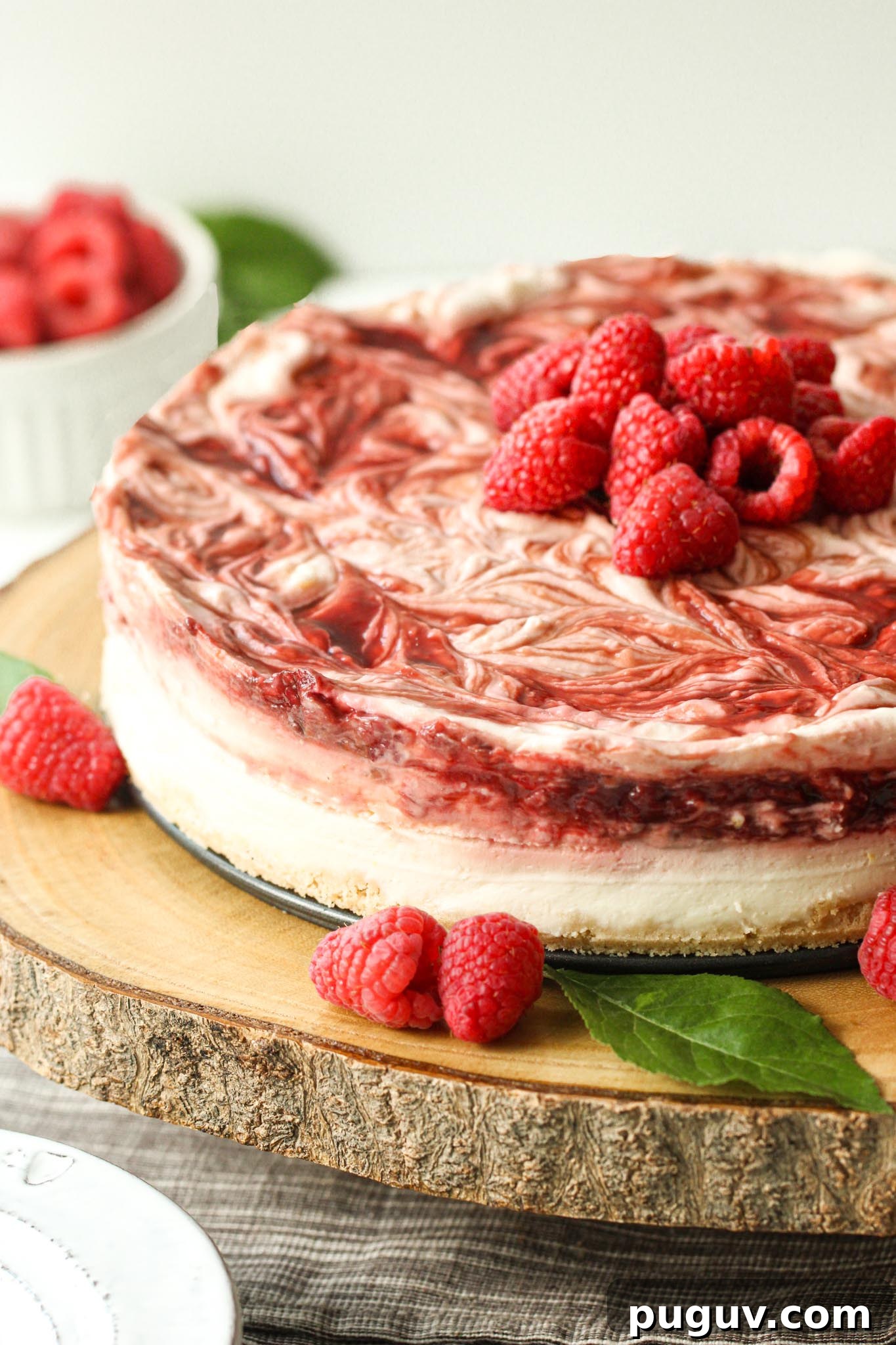 No-bake Dairy-free Cheesecake - finished slices