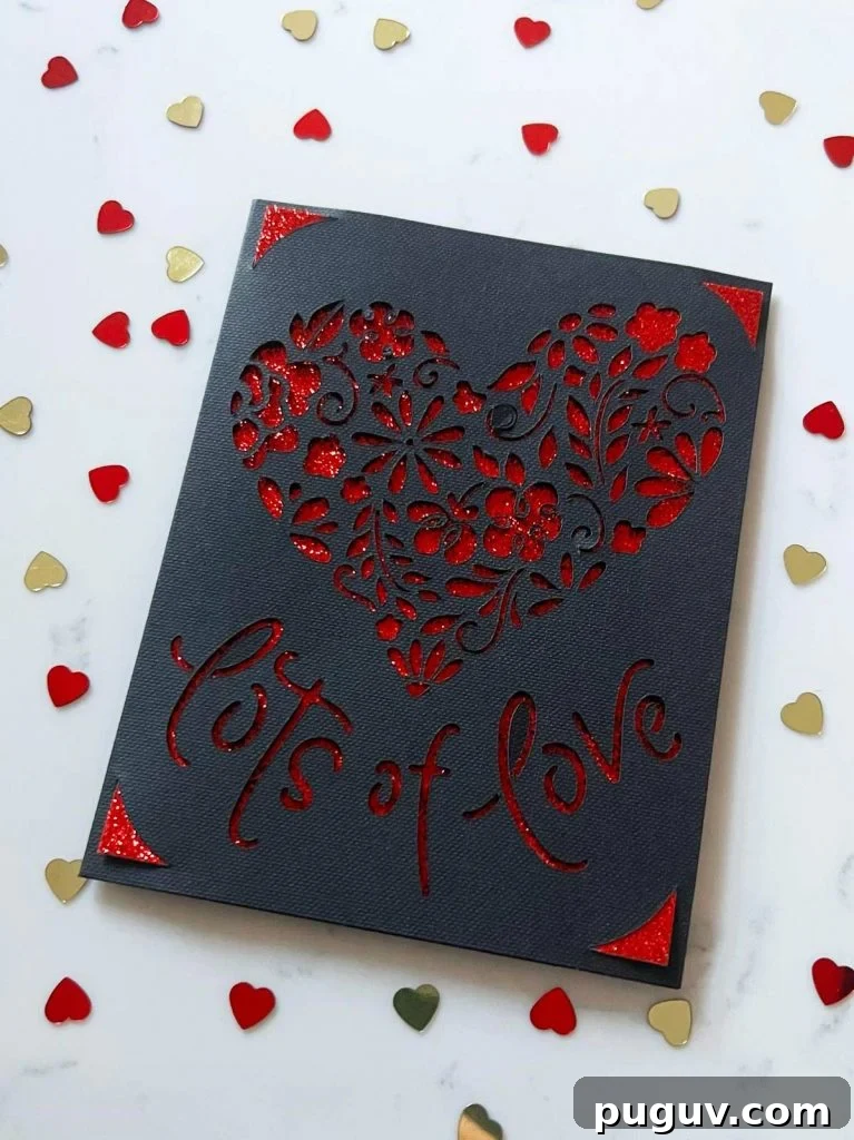 Cricut Joy Valentines Card