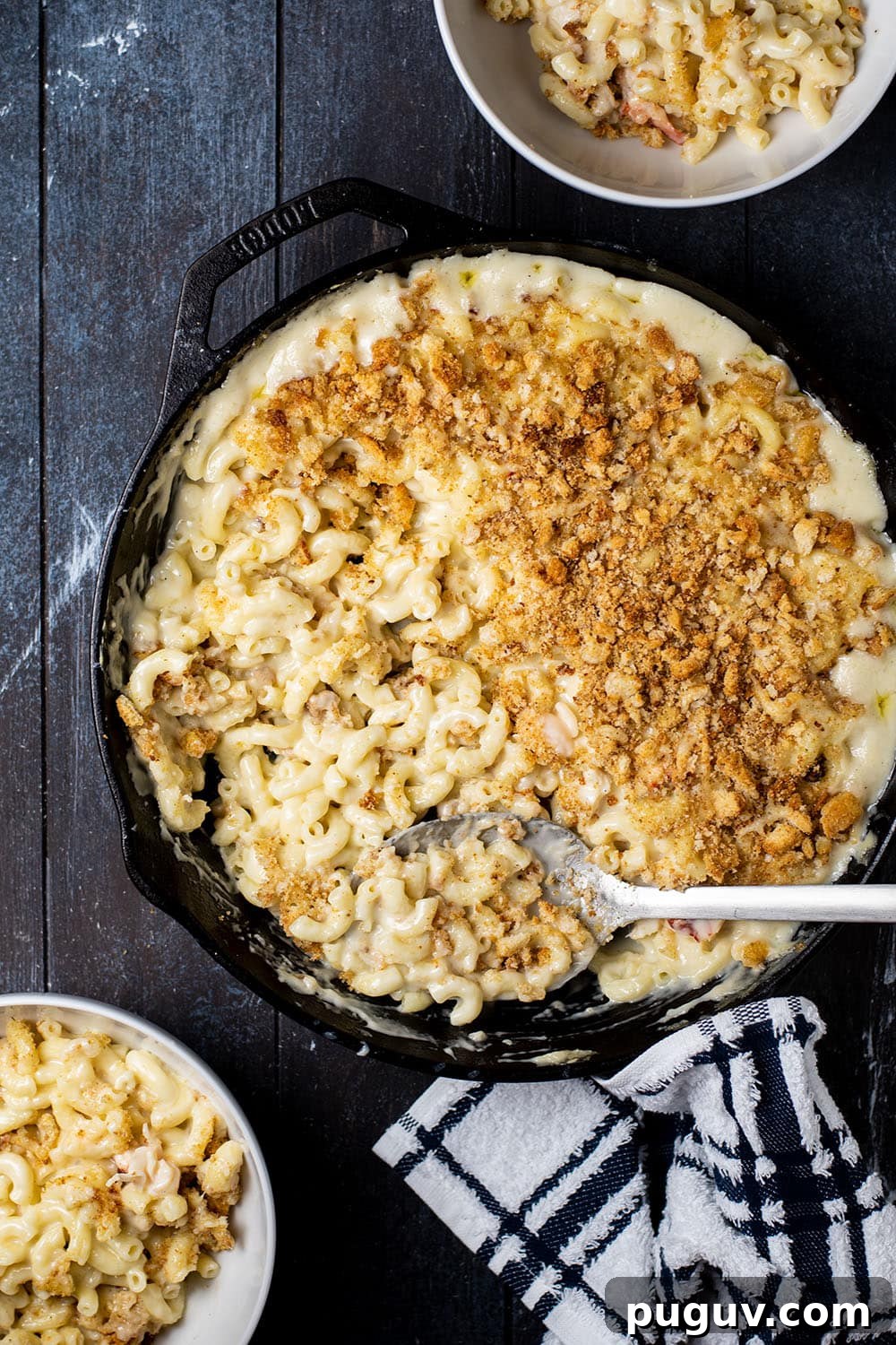 Skillet Lobster Mac and Cheese Recipe
