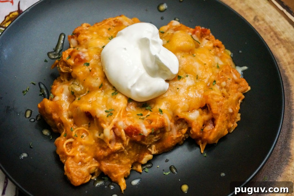 Frito Chicken Enchiladas