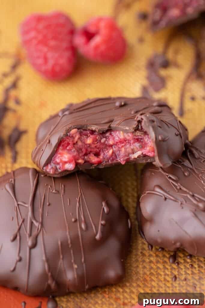 Easy Healthy Raspberry Jam Chocolate Bites Recipe